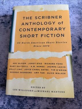 The Scribner Anthology of Contemporary Short Fiction - Yellow Cover